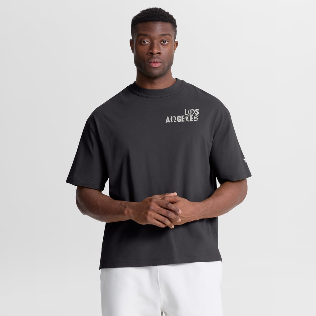 T-shirt oversize LA28 Summer Olympics Fanatics Type Play - Gris